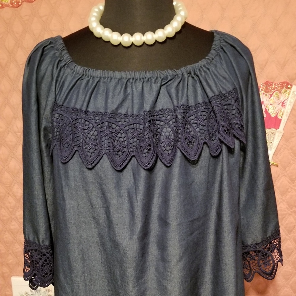 Denim dress